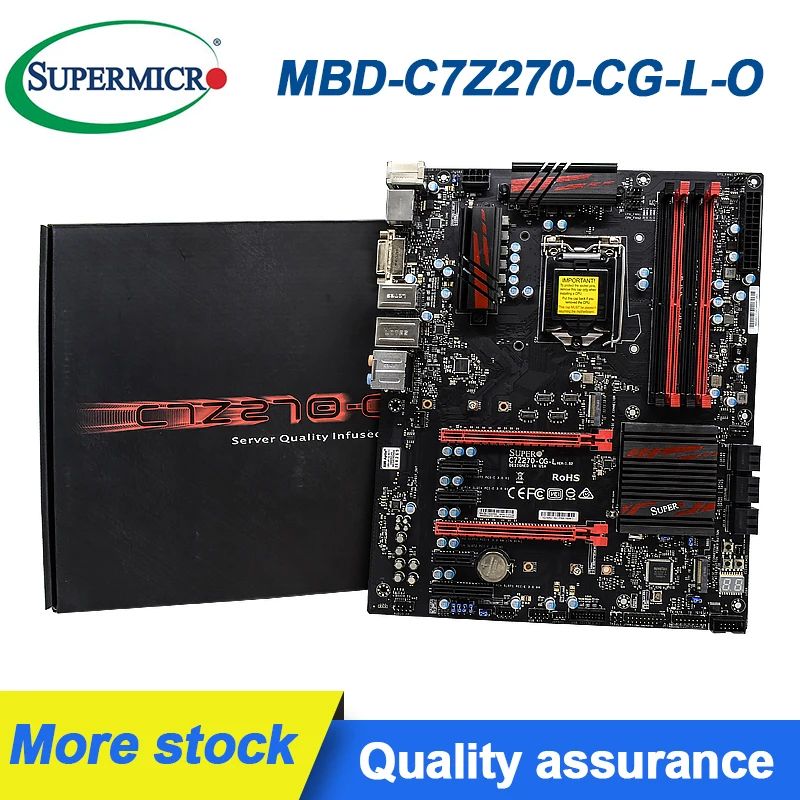 MBD-C7Z270-CG-L-O для SUPERMICRO LGA 1151 Intel Z270 игровой ПК материнская плата DDR4 Core i3 i5 i7 процессоры