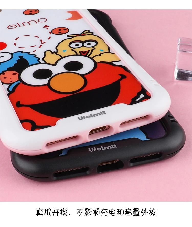 Для iPhone X 7 6s 3D seasame задняя Передняя пленка из закаленного стекла+ 3Dtoy ремешок, для iPhone XSmax/XR 8 7 plus противоударный бампер
