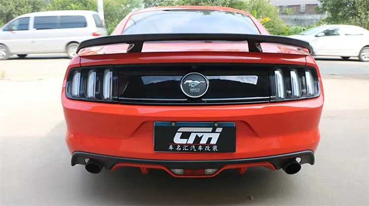 Углеродное волокно заднего крыла багажник выступ Спойлеры подходит для Ford Mustang спойлер