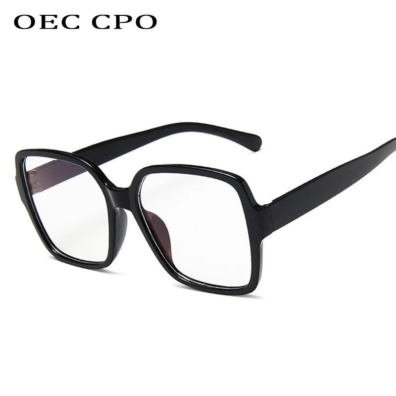 OEC CPO Vintage Square Glasses Frames Women Fashion Myopia Prescription  Glasses Frame Female Men Clear Lens Eyeglasses Unisex