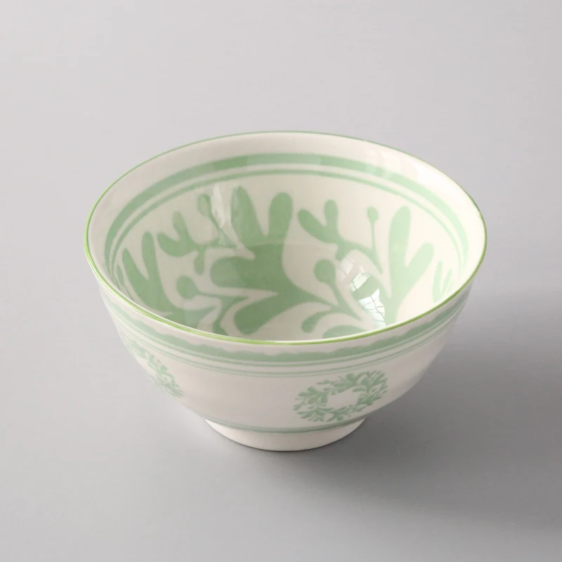 4 Piezas CoolChange Cuencos de de cerámica Japonesa diámetro 11cm Pintado a Mano 