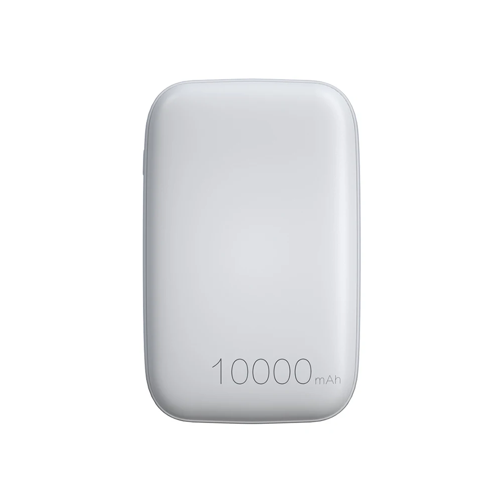 Essager 10000 мАч mi ni power Bank 10000 Быстрая зарядка 3,0 маленький внешний аккумулятор для Xiaomi mi USB C PD портативное Внешнее зарядное устройство - Цвет: White