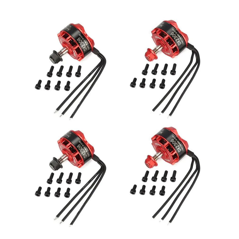 

4Pcs 2306 2700KV 2-4S CW/CCW Brushless Motor for QAV250 Wizard X220 280 RC Drone Helicopter Quadcopter Model Parts Hobby