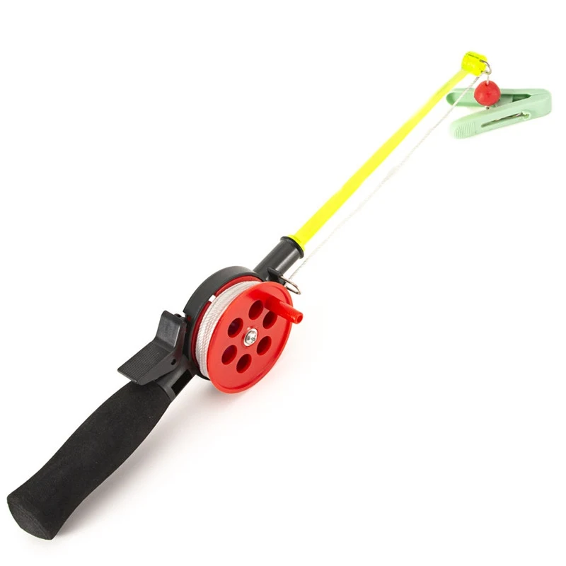 Children Winter Ice Fishing Pole Outdoor Portable Kids Fish Rod Fishing Tackle 