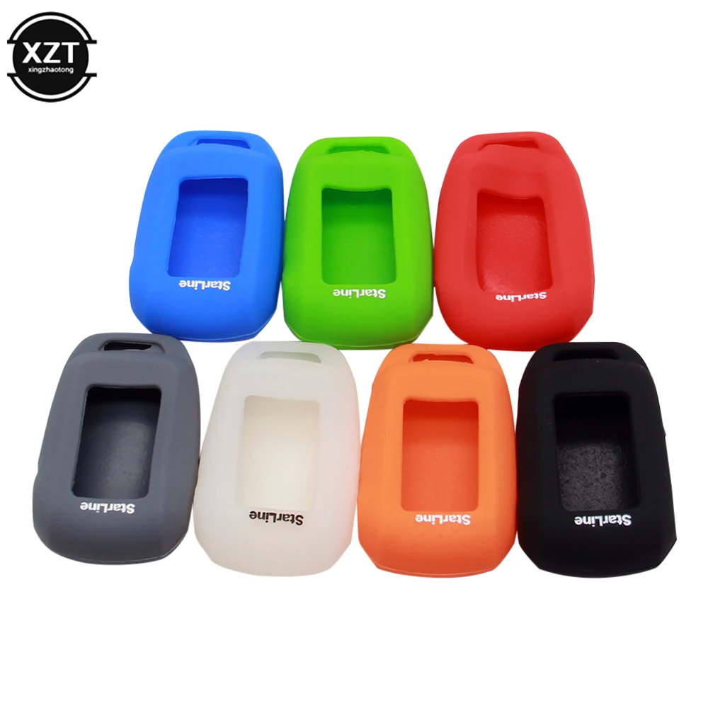 Silicone Case for Starline A92 A94 A64 Lcd Remote Control Russian Version A92 Starline Case Cover remote control case cover