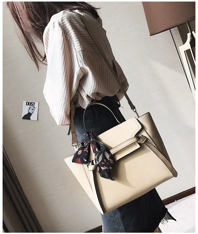 Fashion Scarves Trapeze Women Handbags Designer Shoulder Bags Luxury Pu Leather Crossbody Bag Large Capacity Totes Ladies Purses