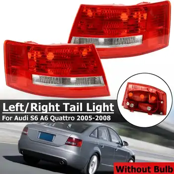 

LH RH Rear Outside Light Tail Lamp Assembly For Audi A6 S6 Quattro 2005-2008 4B5 945 095B 4B5 945 096B No wire hardness Bulbs
