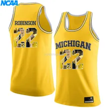 Новое поступление высокое качество желтый Робинсон#2 Teske#15 Колледж Спортивная футболка трикотажные изделия S-XXXL