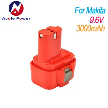 

9.6V 3000mAh Ni-MH Rechargeable Batteries For Makita 9.6v Cordless Drills Battery PA09 6207D 6222D 6260D 9120 9135 9122 193977-7