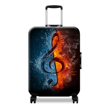 

Music series Thicker Elastic Travel Luggage Suitcase Protective Cover Travel accessories for 18-32 inch trolley bag covers