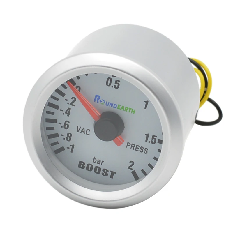 Круглый высококачественный белый корпус 52 мм синий светодиодный турбо пресс для