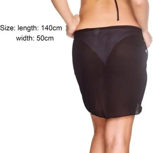 Женская накидка из шифона короткая Пляжная для отдыха мини саронги 2019|Пляжная