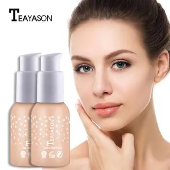 

Face Liquid Foundation Moisturizing Base Long Wear Oil-Control Cosmetic Makeup Foundation Women Matte Soft Face Concealer F6O4
