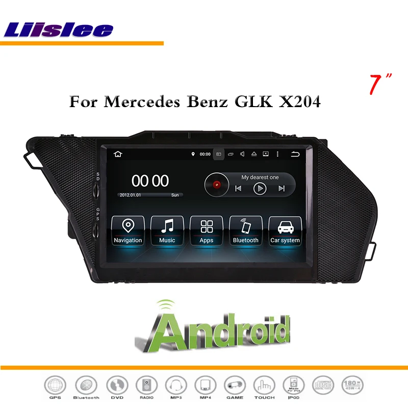 Liislee Android Мультимедиа для Mercedes Benz GLK X204 2008 ~ 2012 радио аудио стерео CD DVD плеер GPS карта