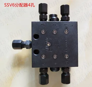 

SSV6 Progressive grease distributor quantified continous grease distribution valve SSV6-4way
