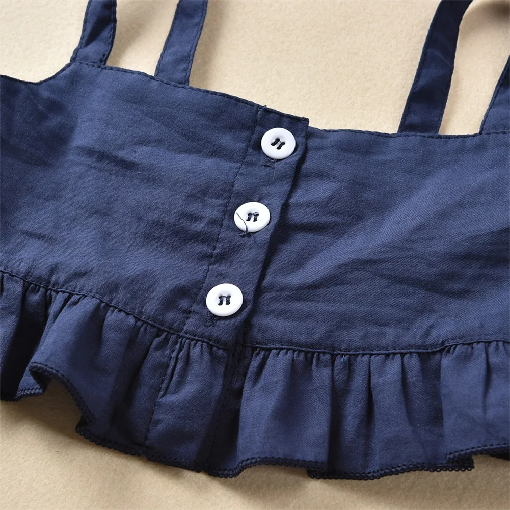 pudcoco Children Clothing Suits For Girls Clothes Kids Toddler Enfant Fille Infantis Outfits Off Shoulder Tank Tops+ Pants