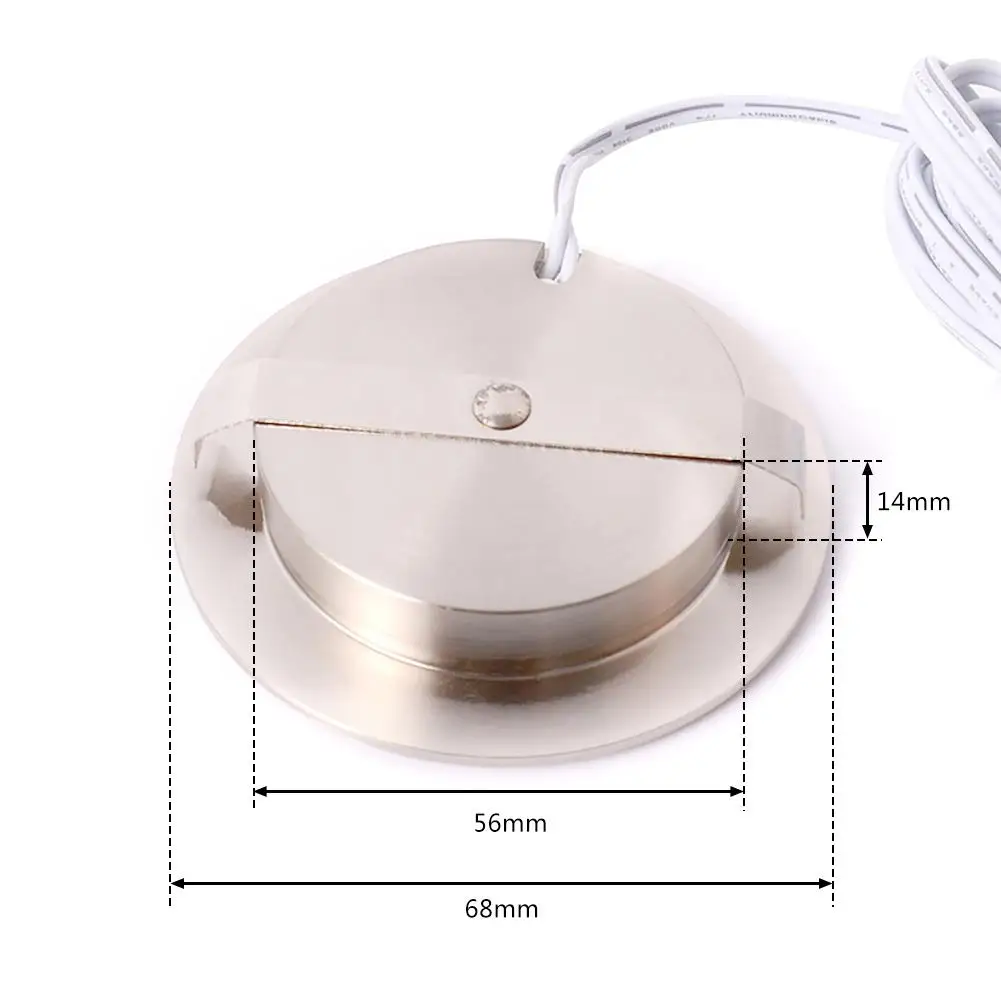 12V Low Voltage Ultra-Thin Concealed Mini LED Downlight LED Display Cabinet Light Kitchen Cabinet Light With 2M Terminal Wire