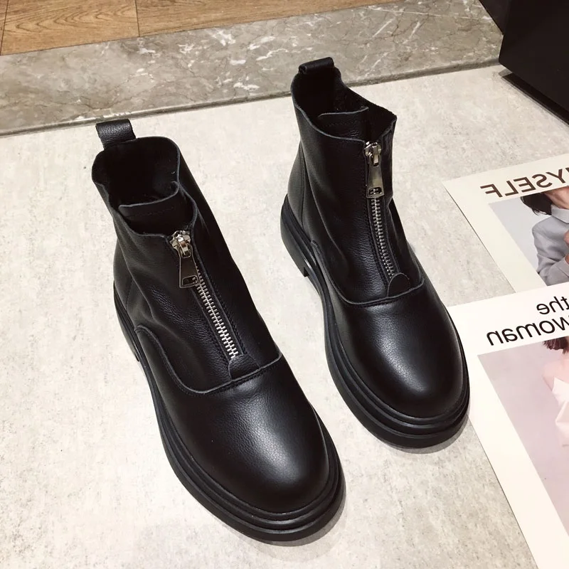 Женские ботильоны; женская обувь; Botas Mujer; женские ботинки из лакированной кожи; зимняя обувь; chaussures femme; ботинки на молнии с круглым носком