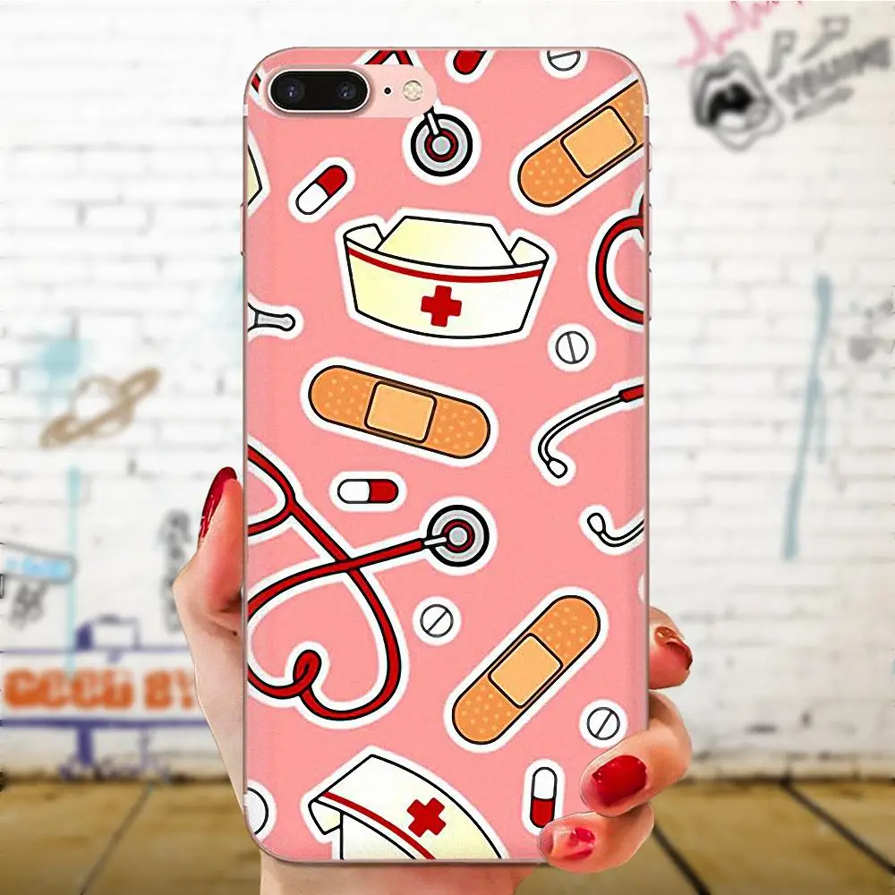 as picture Медсестры "медицина" сердце для Galaxy Alpha Note 10 Pro A10 A20 A20E A30 A40 A50 A60 A70 A80 A90 M10 M20 M30 M40 - Цвет: as picture