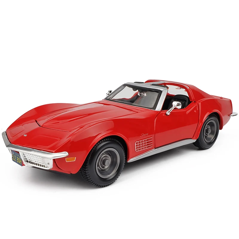 Maisto 1:24 1970 Corvette Alloy die-cast static car model manufacturer authorized collection gift toy tool