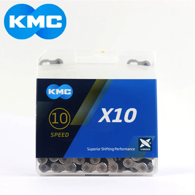 KMC X10.93 116L цепь 10 20 30 скоростная цепь для горного велосипеда оригинальная X10 MTB цепь для шоссейного велосипеда