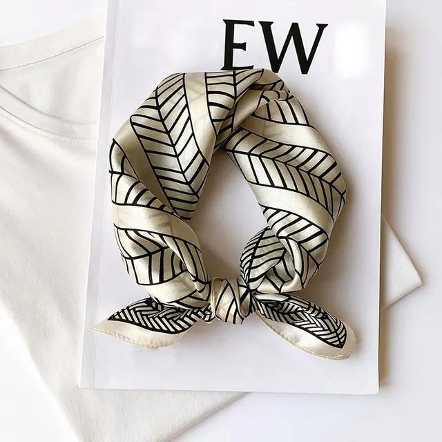 100% Silk Bandana Scarf – Luxury Square Neckerchief