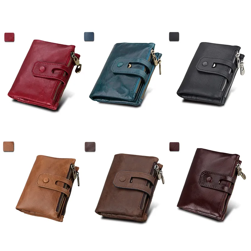 Rfid-100-Genuine-Leather-Women-Wallets-Female-Hasp-Double-Zipper-Luxury-Coin-Purse-ID-Card-Holder (4)