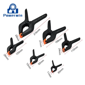 

Powerwin A Type Spring Clips 2" 3" 3.5" 4" 6" 9" inch Nylon Plastic Background Clamp for Camera Photo Studio Backdrop Cloth