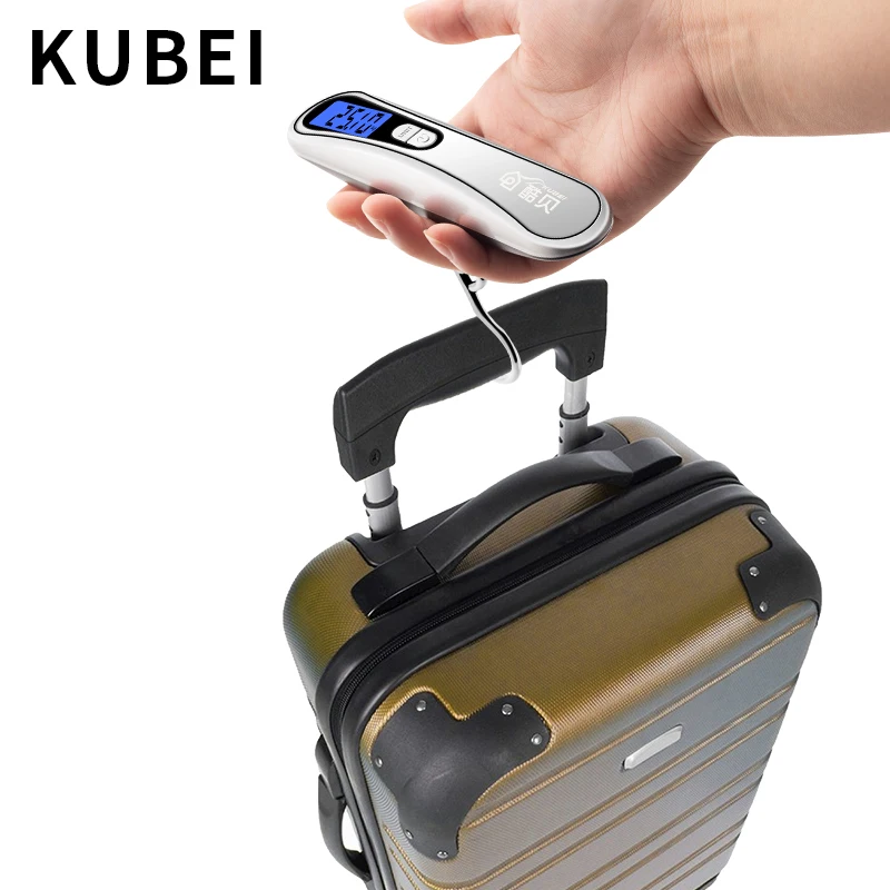 Кухонные принадлежности KUBEI, портативные электронные кухонные багажные весы, вес 50 кг, рыболовные Весы с крючком, товары для домашних животных, маленькие весы