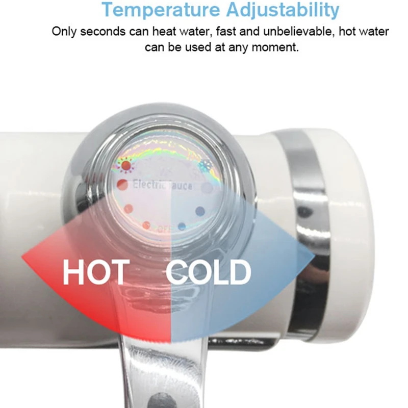  Hot Sale Kitchen Faucet Led Digital Temperature Display Electric Water Heater with 360 Degree Rotat - 4000391658042
