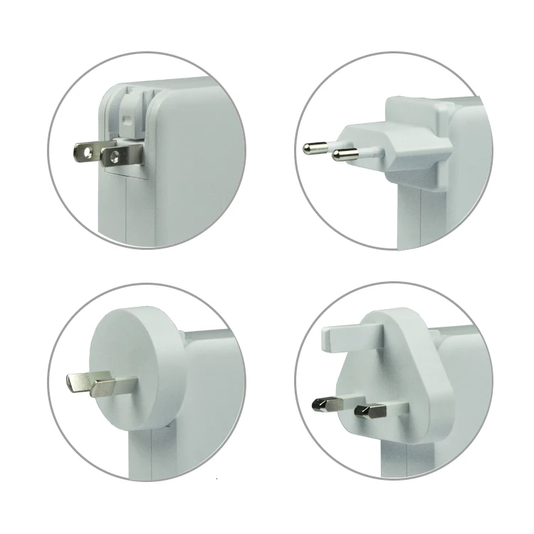 Тип usb C ноутбук Зарядное устройство 5V 3A 9V 3A 12V 3A 15V 3A 20V 3.25A 65 Вт для Apple MacBook Air iPad samsung ASUS acer столы 4 штекера