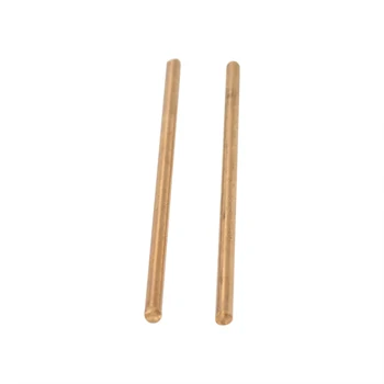 

2pcs 150mm X 5mm Brass Rods Bar Hardware Solid Round Rods Wires Sticks Gold for Repair Welding Brazing Soldering