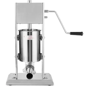 

Sausage Stuffer Filler Maker Commercial 304 Stainless Steel 5 Size Funnels 3L