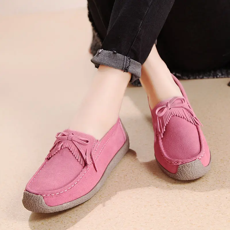 

Moccosins Women's Flat Spring And Autumn WOMEN'S Casual Shoes Pregnant Women Mom Cotton-padded Shoes with Velvet Women's Winter