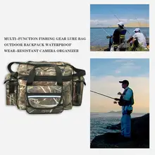 Многофункциональная Рыболовная Снасть привлекательная сумка рюкзак водонепроницаемый износостойкий камерный Органайзер Рыболовная Снасть пакет уличная сумка