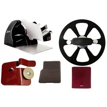 

Berkel - Home Line 200 + Tagliere in Frassino Termotrattato + Cover Affettatrice Rossa + Disco Rimuovi Lama + Accessorio Affila