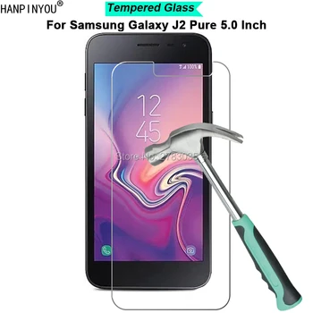 Перейти на Алиэкспресс и купить Для Samsung Galaxy J2 чистый 5,0 дюймНовый 9H твердость 2.5D ультра-тонкий Закаленное стекло пленка защитная пленка для экрана
