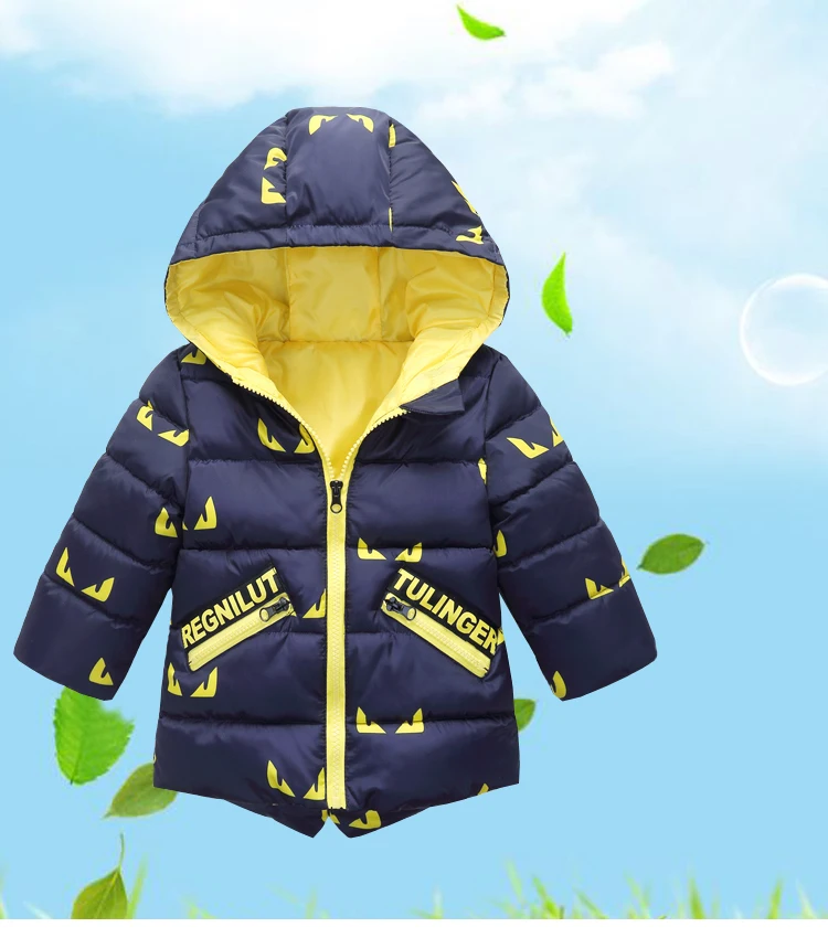 Новинка года; сезон осень-зима; Детский пуховик из хлопка для детей 1-10 лет; ветровка для мальчиков и девочек; YK4035