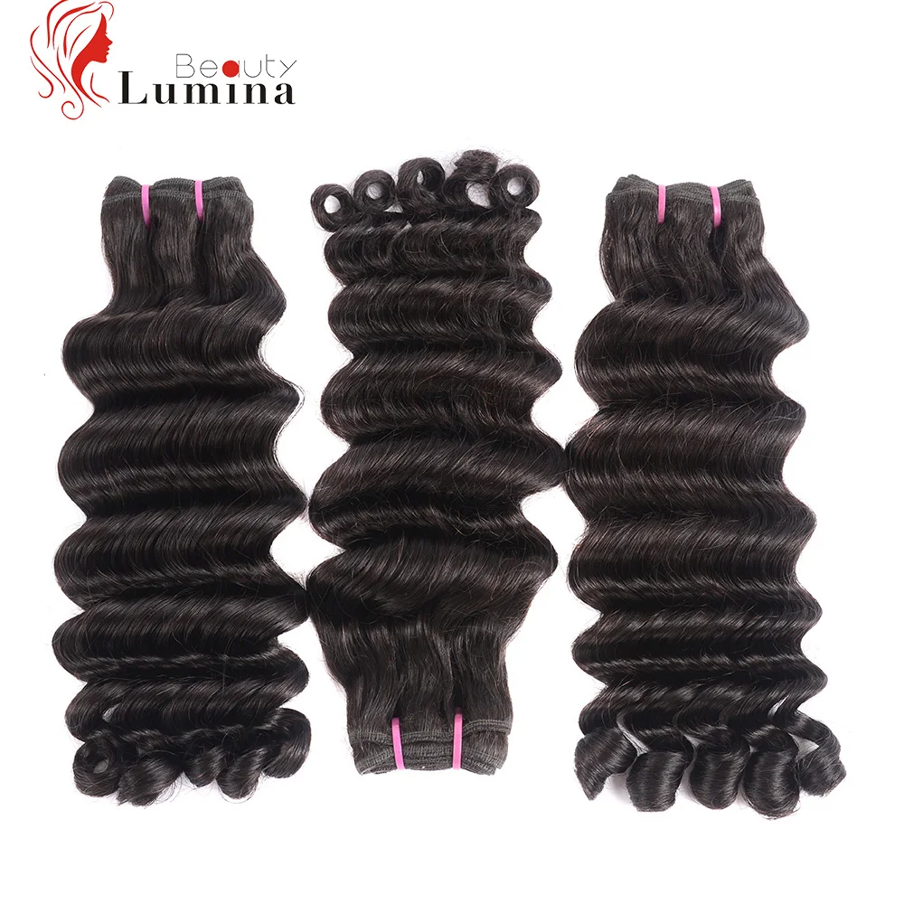 Funmi Pruzhina Dlya Volos Kudryavyj Uprugij Zavitok Brazilskie Chelovecheskie Volosy Puchki Dlya Chernyh Zhenshin Krasota Lumina Dvojnoj Narisovannyj Pricheska 12 30 3 Sht Puchki Obemnye Dlya Narashivaniya Volos 3 4 Aliexpress