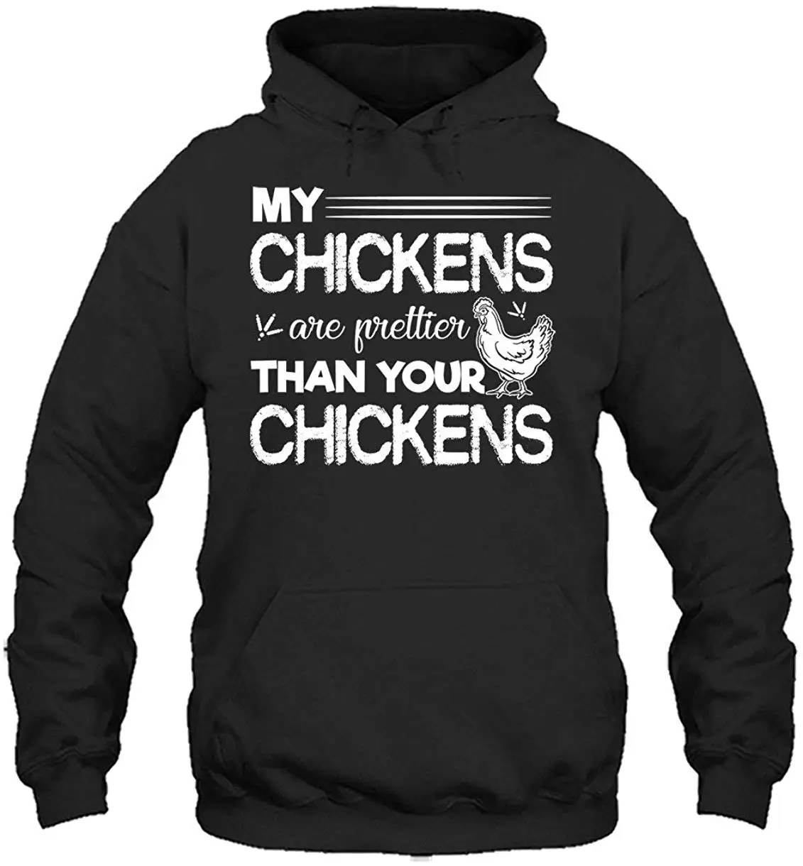 TSDFC/футболка с надписью My Chicken are Prettier футболки короткими рукавами | Мужская одежда