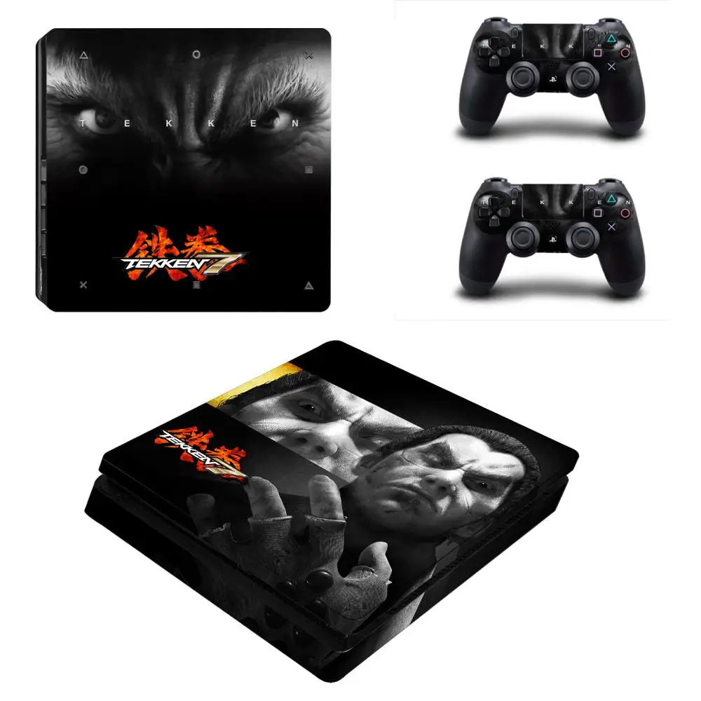 Наклейки для игровых приставок Tekken 7 PS4 Slim s Play station 4 наклейки PlayStation консоль и