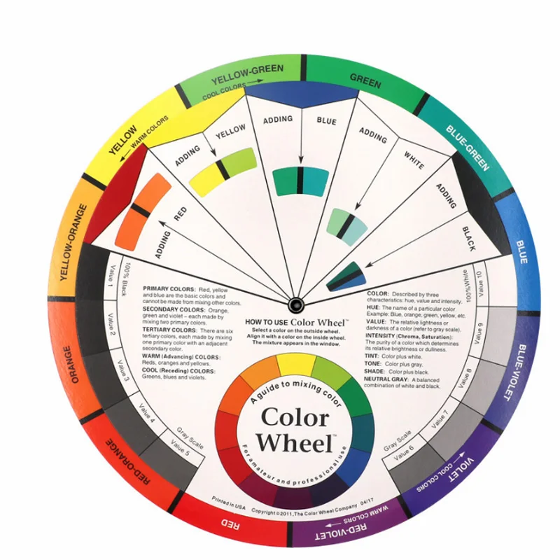 3 шт. Цвет колеса 12 Цвет трехуровневый дизайн Цвет смешивания колеса Руководство Круглый Бумага карты центральный круг вращается для мануального татуажа бровей - Цвет: 3pcs
