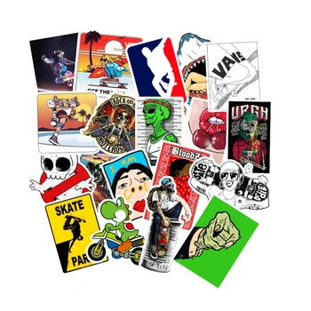 

100PCS Color Sticker Waterproof Skateboard Computer Graffiti Sticker Luggage Suitcase Bicycle Refrigerator Car F3