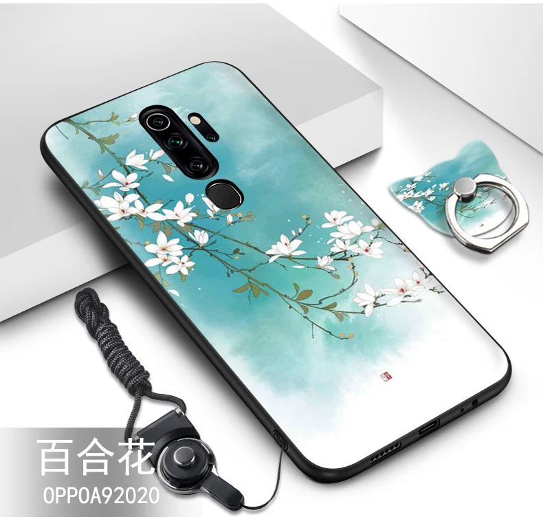 color as photo Для oppo A9 чехол Топ продаж ТПУ силиконовый чехол+ ремешок с милым рисунком кольцо задняя крышка чехол для oppo A9 крышка - Цвет: color as photo