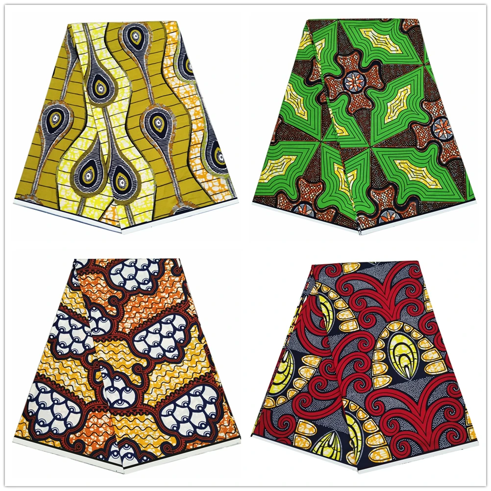 Mirafeel high quality veritable pagne wax tissue Nigerian cotton fabric Ankara African print HV | Дом и сад