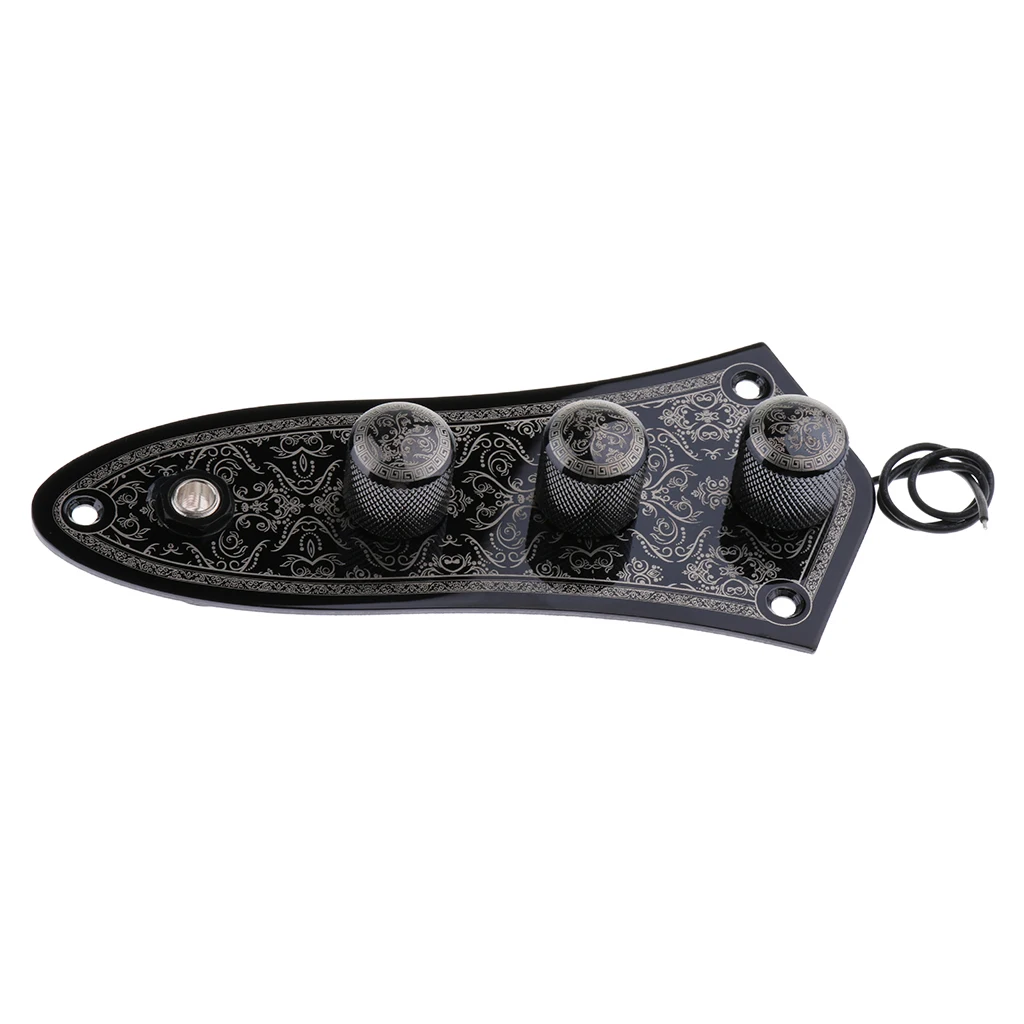 Bass Potentiometer Circuit Assembly Bass Switch Control Plate For Jazz Bass