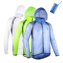2019 marque hommes femmes cyclisme veste de pluie avec sac de rangement Ultra léger compressé respirant Sports de plein air équitation vélo imperméable(China)