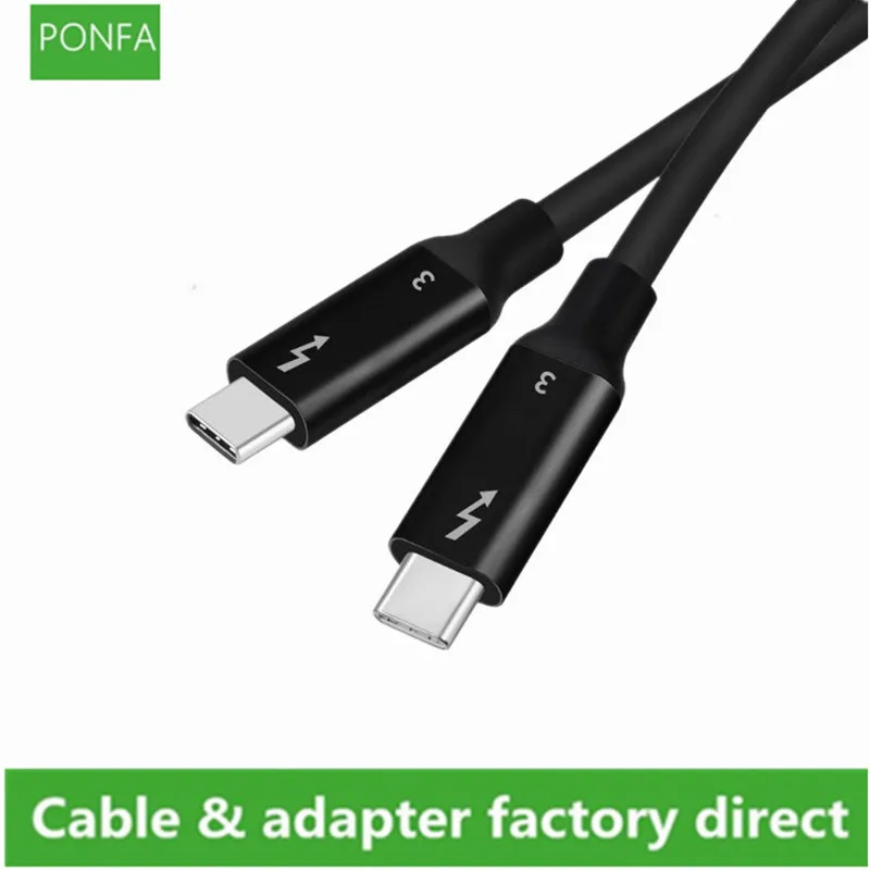 Thunderbolt 3 Cable 5k Display Usbc Usb 3.1 Male To Thunderbolt3 Male