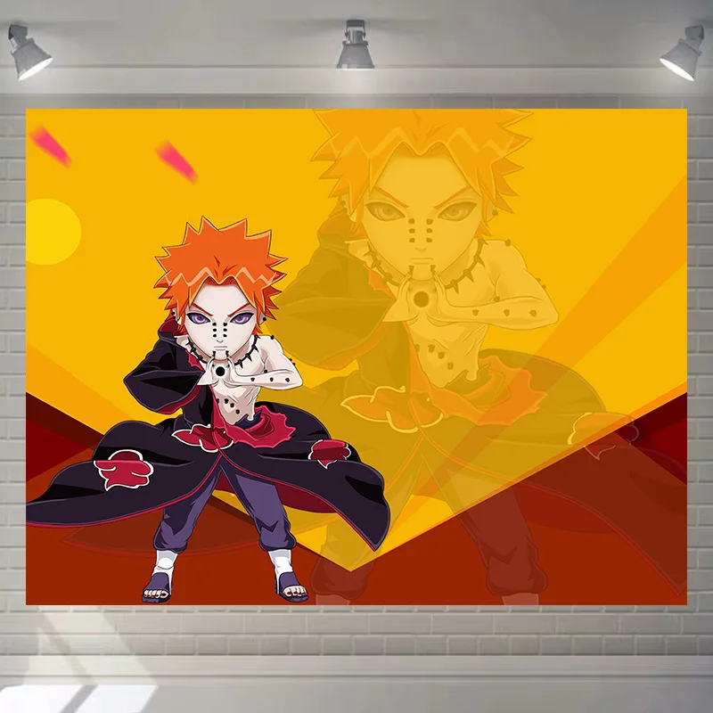 Anime Naruto Hanger Tapestry Remodeling Room Dormitory Bedside Background Cloth