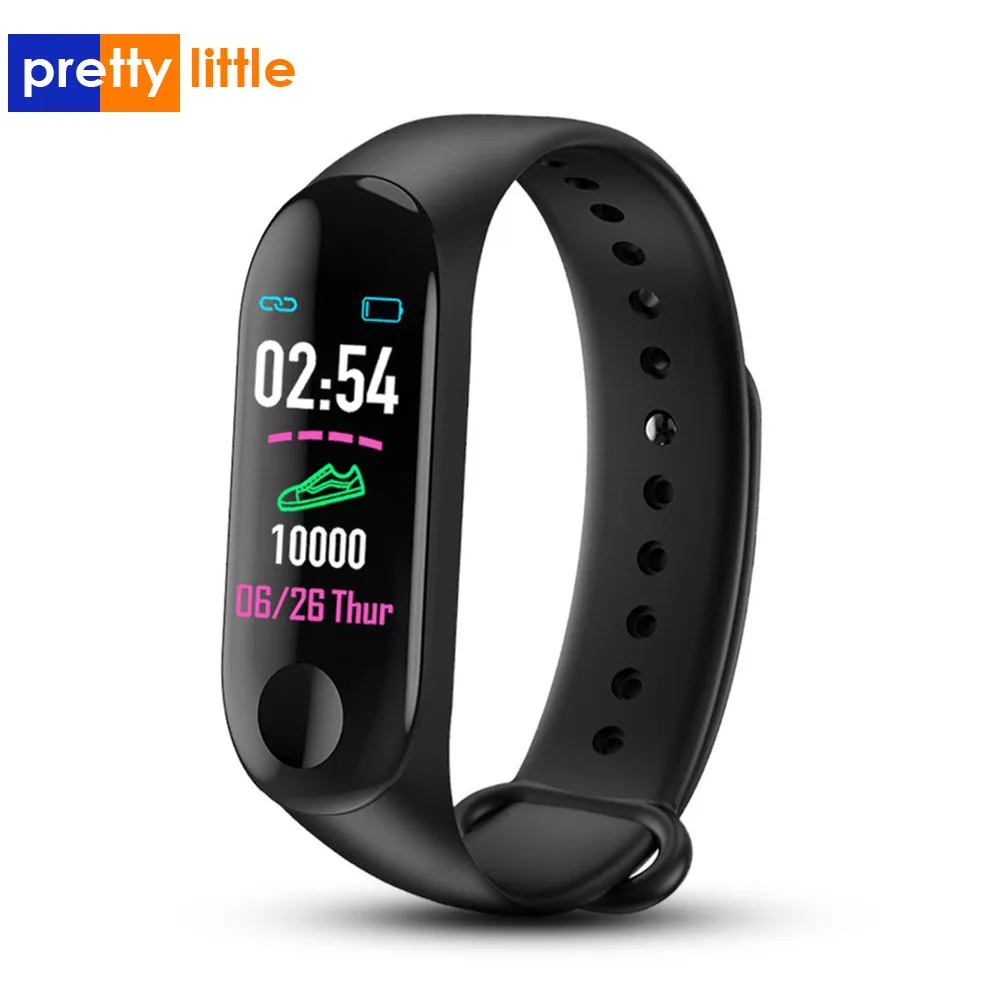 

M3 Wristband Color Touch Screen Fitness Tracker Blood Pressure Heart Rate Monitor Smart Bracelet Fitness smart band smart watch